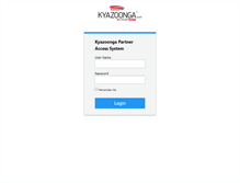 Tablet Screenshot of partners.kyazoonga.com